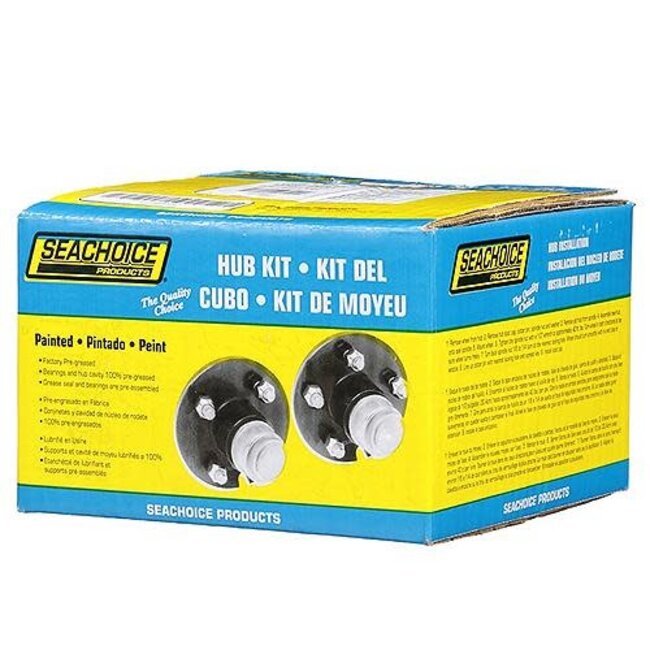 1" Painted Trailer Wheel Hub