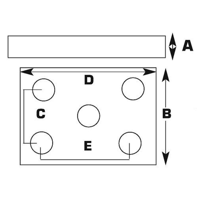 Medium Duty Axle U-Bolt Plate