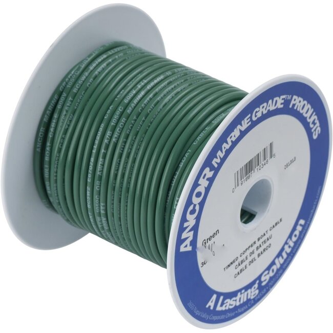 Wire #14 AWG Green 18'