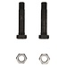 Shackle Bolt 9/16" w/Nut 2pk