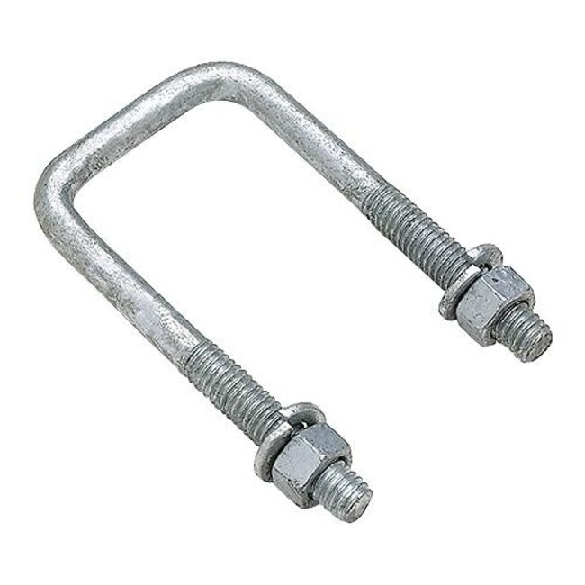 Square U-Bolt Galvanized 3/8-16 x 3-1/16 x 4-7/8