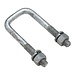 Square U-Bolt Galvanized  1-5/8 x 3-9/16