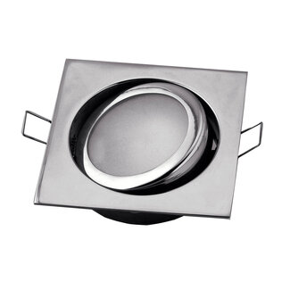 Flush Mount Light 3-9/16x3-9/16 Chrome Brass LED CLEARANCE