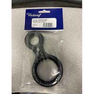 Descender 8 Classic Black Anodized Aluminum 9-12mm