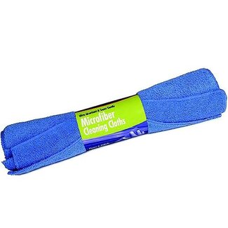 Buffalo Buffalo Clean Cloth Microfiber 12"x16" Blue 3pk