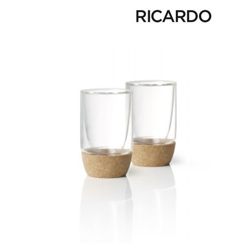 Ricardo Ensemble de 2 verres à paroi double10 oz (300 ml) Ricardo 063221