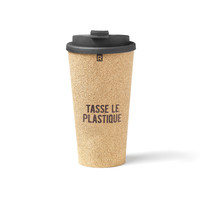 Double wall cork mug 450 ml Ricardo 063279