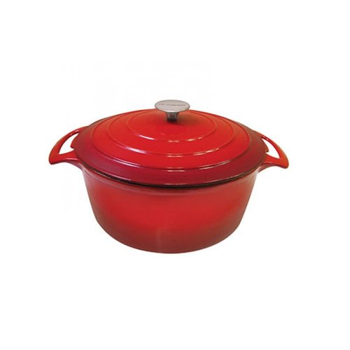 LeCuistot Round cauldron 23 cm 4.3 L Red Le Cuistot KA23L-R2 LeCuistot Round cauldron 23 cm 4.3 L Red Le Cuistot KA23L-R2