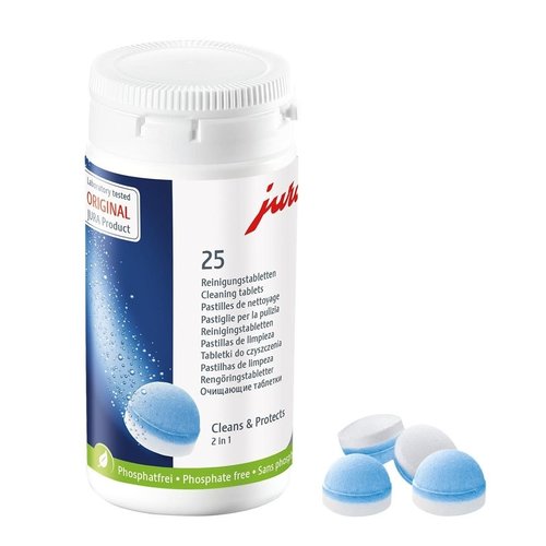 Jura 3-phase-cleaning tablets (25) Jura JU62535 Jura 3-phase-cleaning tablets (25) Jura JU62535