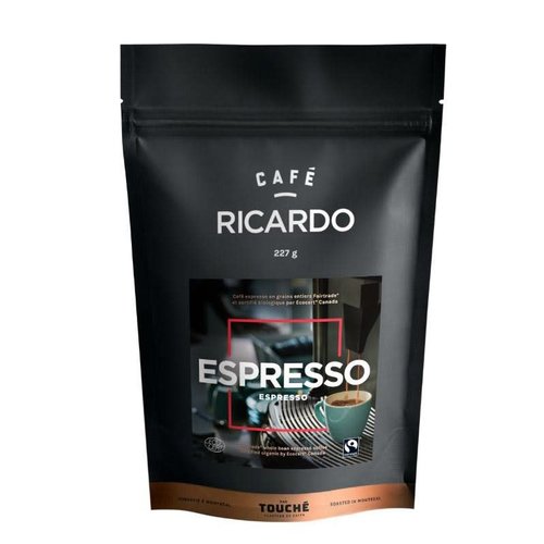 Touché Ricardo espresso Coffee Organic / Fair trade 227 gr TOURICESP227 Touché Ricardo espresso Coffee Organic / Fair trade 227 gr TOURICESP227