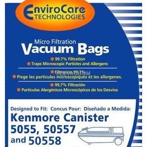 Kenmore Sacs en papier Kenmore 5055, 50557 et 50558 - C5/5055 (pqt de 3)