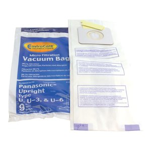 Panasonic Panasonic U, U-3, U-6 9X368ECM Paper Bags