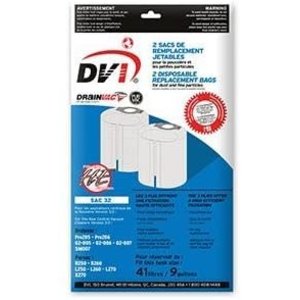 Drainvac Fabric bags 9 gallon central DrainVac SAC-32