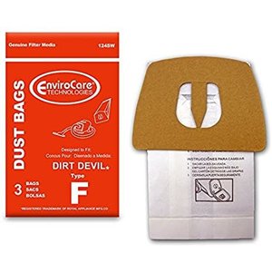 Dirt Devil Type F EnviroCare 124SW Bags