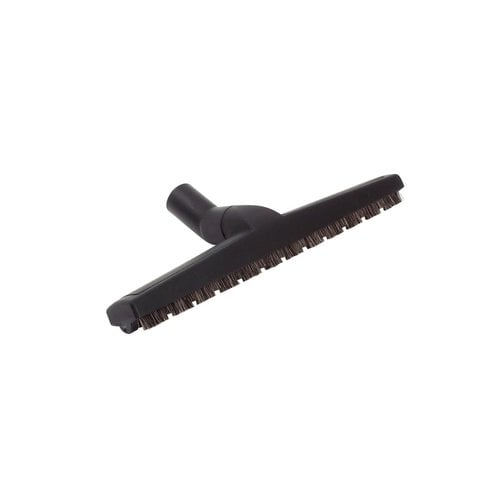 Brosse à plancher noire 15'' avec roulettes