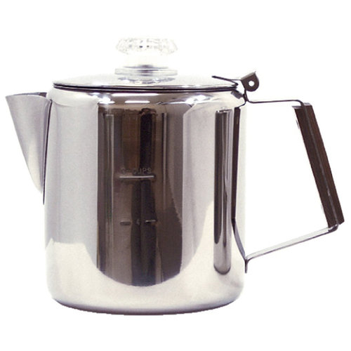 Henlé 6-cup stainless steel percolator