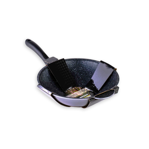 Josef-Strauss Wok 28cm Strauss Tough Pan JS-TPM-W28