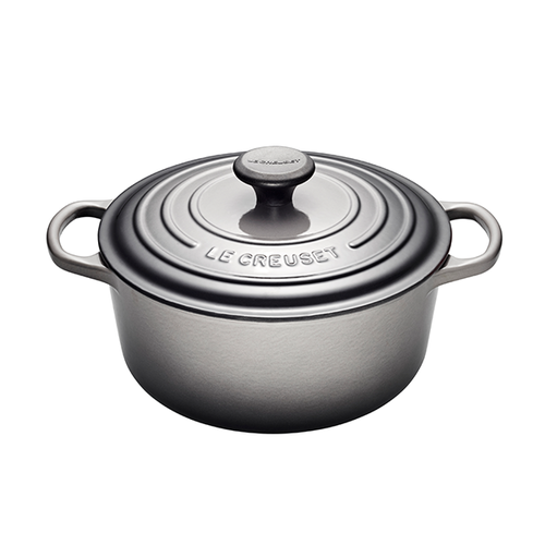 LeCreuset Round cauldron 5.3L gray Oyster Le Creuset LS2501-26-7F