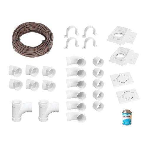 Installation kit 2 sockets for central