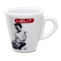 ensemble de 6 tasses espresso en porcelaine avec soucoupe de 70cc LELIT LEPL303
