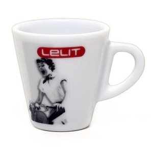 Lelit LEPL303 Porcelain milk cups with saucer, 270cc LELIT, 6 pcs.