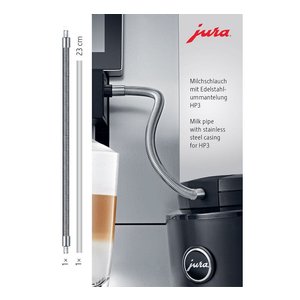 Jura Tuyau de lait avec gaine inox HP3 pour E8 + S8 + Z8 + WE8 + X8  Jura  24114