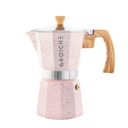 Grosche Cafetière espresso Moka 9 tasses Grosche Milano Blush pink