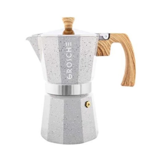 Grosche Moka Coffee maker 9 Cups Grosche Milano Fossil Grey