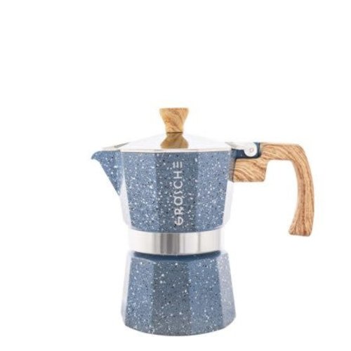 Grosche Moka Coffee maker 3 Cups Grosche Milano Indigo blue