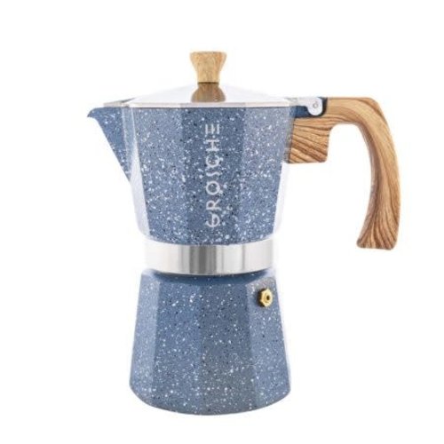 Grosche Moka Coffee maker 9 Cups Grosche Milano Indigo blue