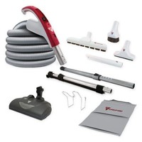 Kit Cyclovac SUPER LUXE avec boyau 35 pieds et balai électrique super luxe Wessel  CYEPD35XXP