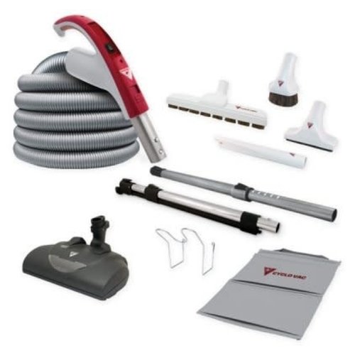 Central vacuum attachment kit