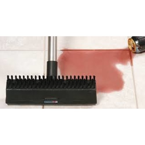 Central vacuum cleaner for dry materials and liquids