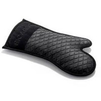 Mitaine de four ou de BBQ en silicone noir Ricardo 063609