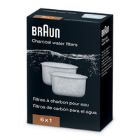 Filtres à eau Delonghi / Braun   BRSC004 (pqt de 6)