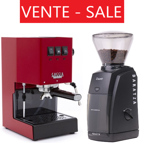 Gaggia Gaggia Classic Pro Red + Baratza Encore Black Bundle Gaggia Gaggia Classic Pro Red + Baratza Encore Black Bundle