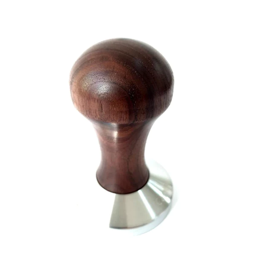 Cafelat Pressoir Cafelat 53 mm Flat Walnut wood / Rubber Tamping Seat