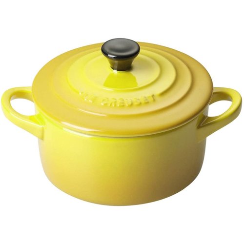 LeCreuset Mini cocotte ronde jaune Le Creuset LeCreuset Mini cocotte ronde jaune Le Creuset