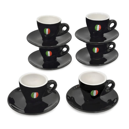 Tasses à cappuccino 9oz Italian bean (ensemble de 6) Tasses à cappuccino 9oz Italian bean (ensemble de 6)