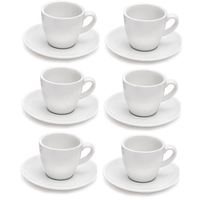 Ensemble de tasses cappuccino 9oz Bianco 2CP25