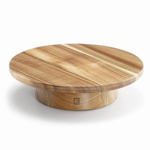 Ricardo Plateau à gâteau rotatif en bois d'Acadia Ricardo 064127