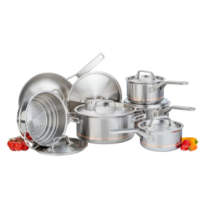 Meyer Meyer CopperClad 12-Piece Medium Copper Cookware Set