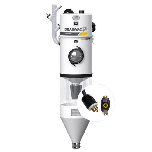 Drainvac Commercial central vacuum – Automatik 3 HP with decanter