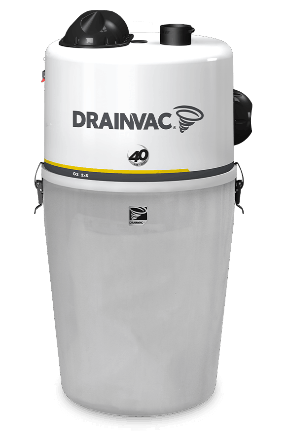DrainVac G22X5 Central Vacuum (2 motors) 1040 AW Boutique Chapman