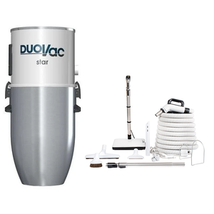 DuoVac DuoVac Star - 756 air watts + Kit de luxe avec balai électrique et boyau de 35 pieds