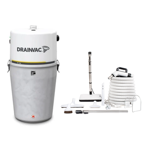 Drainvac Drainvac G2 - 800 air watts with deluxe 35' hose, attachments & deluxe power brush