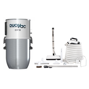 DuoVac DuoVac Air 10  - 651 air watts + Kit de luxe avec balai électrique et boyau de 35 pieds