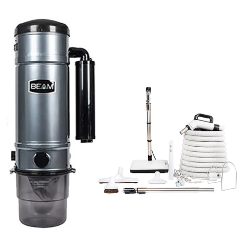 Beam Aspirateur central Beam Serenity SC375 - 650 air watts + Kit de luxe avec balai électrique 35 pieds