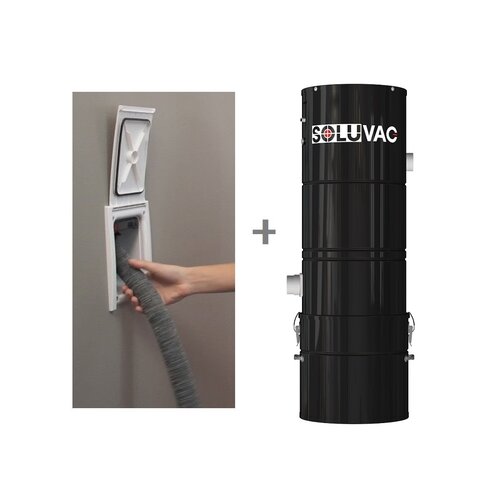 Soluvac Soluvac SVS-800 - 750 air watts + Kit with 30-feet retractable hose and 2nd kit with 30-feet conventional hose