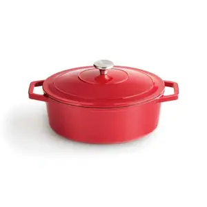 Adamo Cocotte ovale rouge 29cm Vitantonio